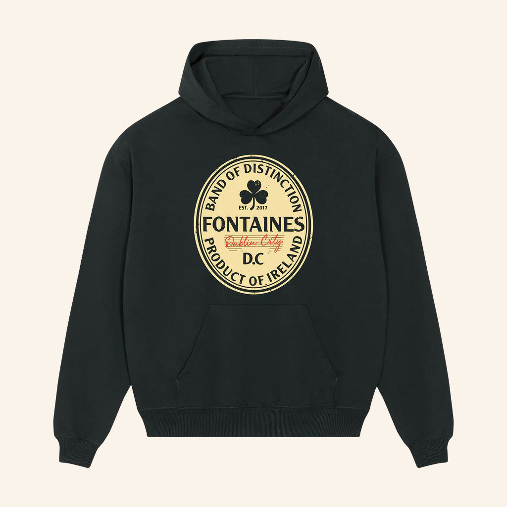 Fontaines DC Merch Band Of Distinction Black Hoodie Christmas Gift Ideas For Boyfriend - Thriftgiftshop