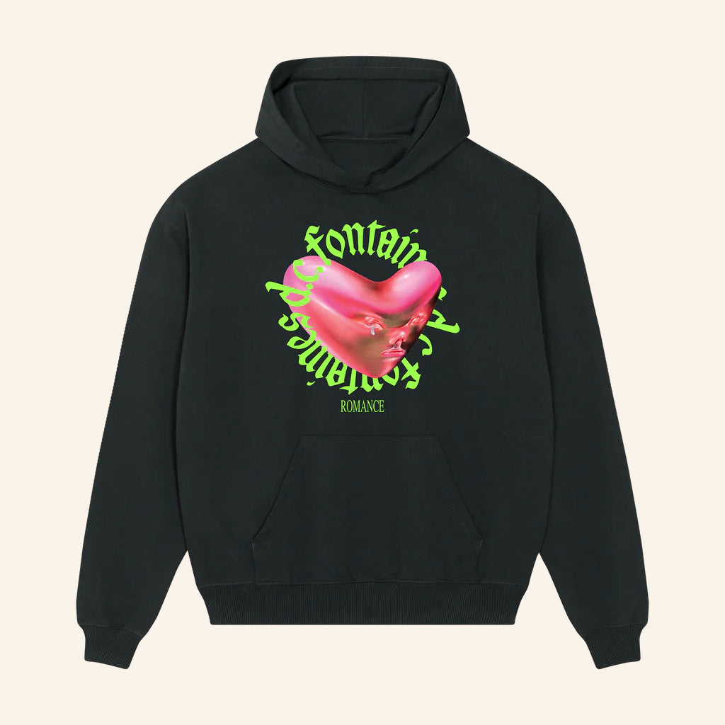 Fontaines DC Merch Romance Heart Hoodie Christmas Gifts For Sister - Thriftgiftshop