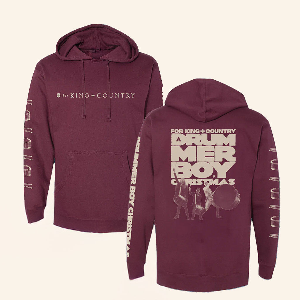 Forking And Country Merch A Drummer Boy Christmas Hoodie Gifts For Friends - Thriftgiftshop