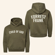 Forrest Frank Merch Child Of God Military Green Hoodie Forrest Frank Tour Merch Gift For Dad - Thriftgiftshop