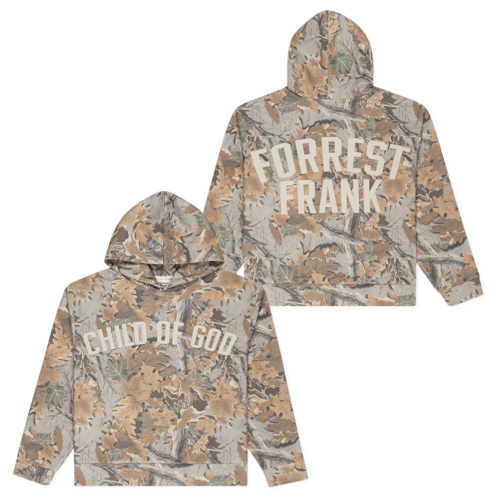 Forrest Frank Merch Forrest Frank Tour Merch Child Of God Camo Hoodie Best Gifts For Dad - Thriftgiftshop