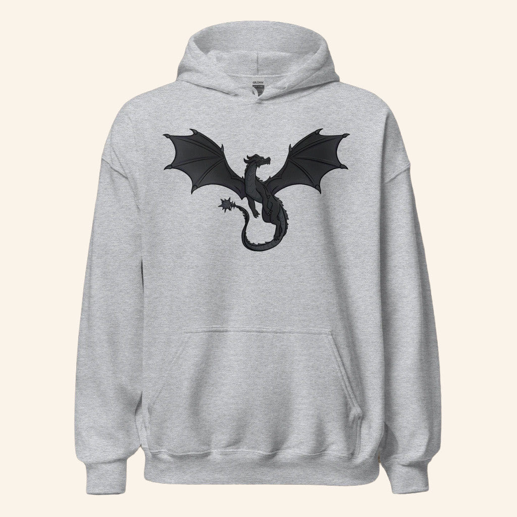 Fourth Wing Merch Tairn Dragon Hoodie Unique Gift For Boyfriend Birthday - Thriftgiftshop