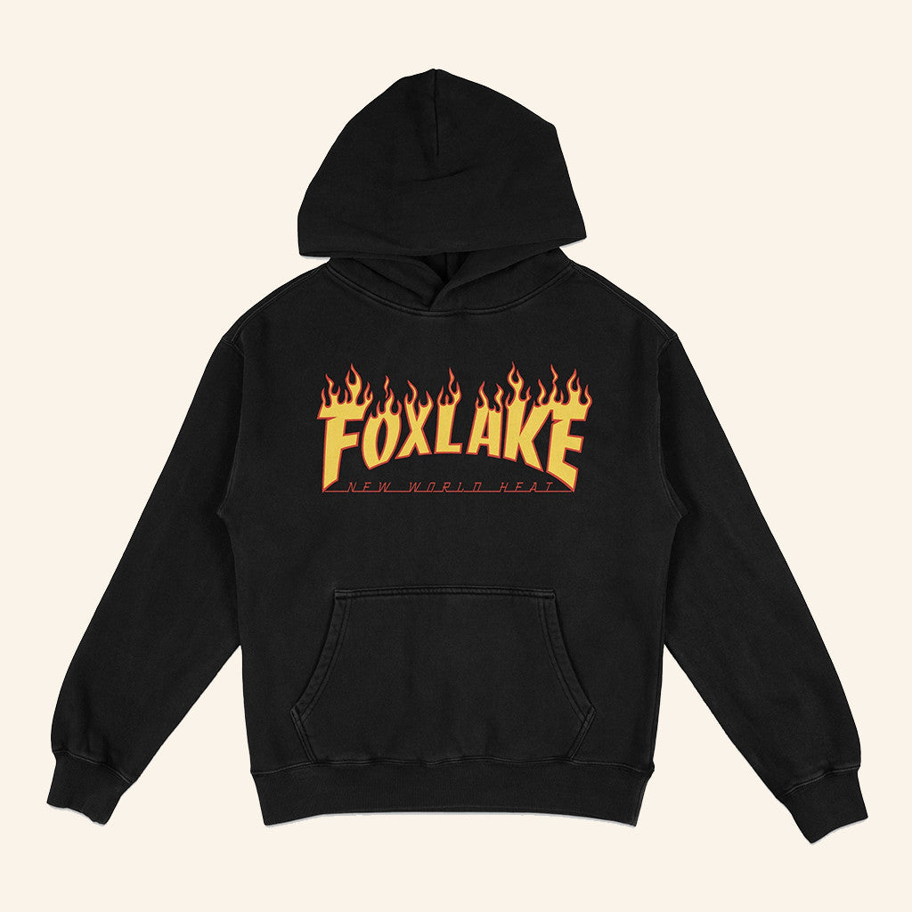 Fox Lake Merch New World Heat Thrasher Hoodie Gifts For Brothers - Thriftgiftshop