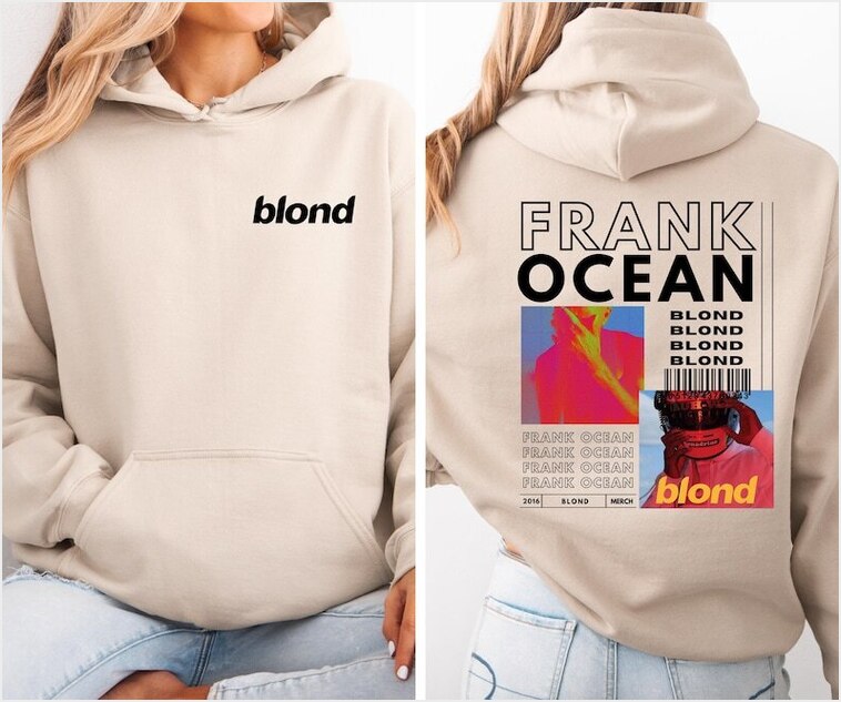 Frank Ocean Blond Poster Hoodie Gifts For Friends Merch Apparel (2) - Thriftgiftshop