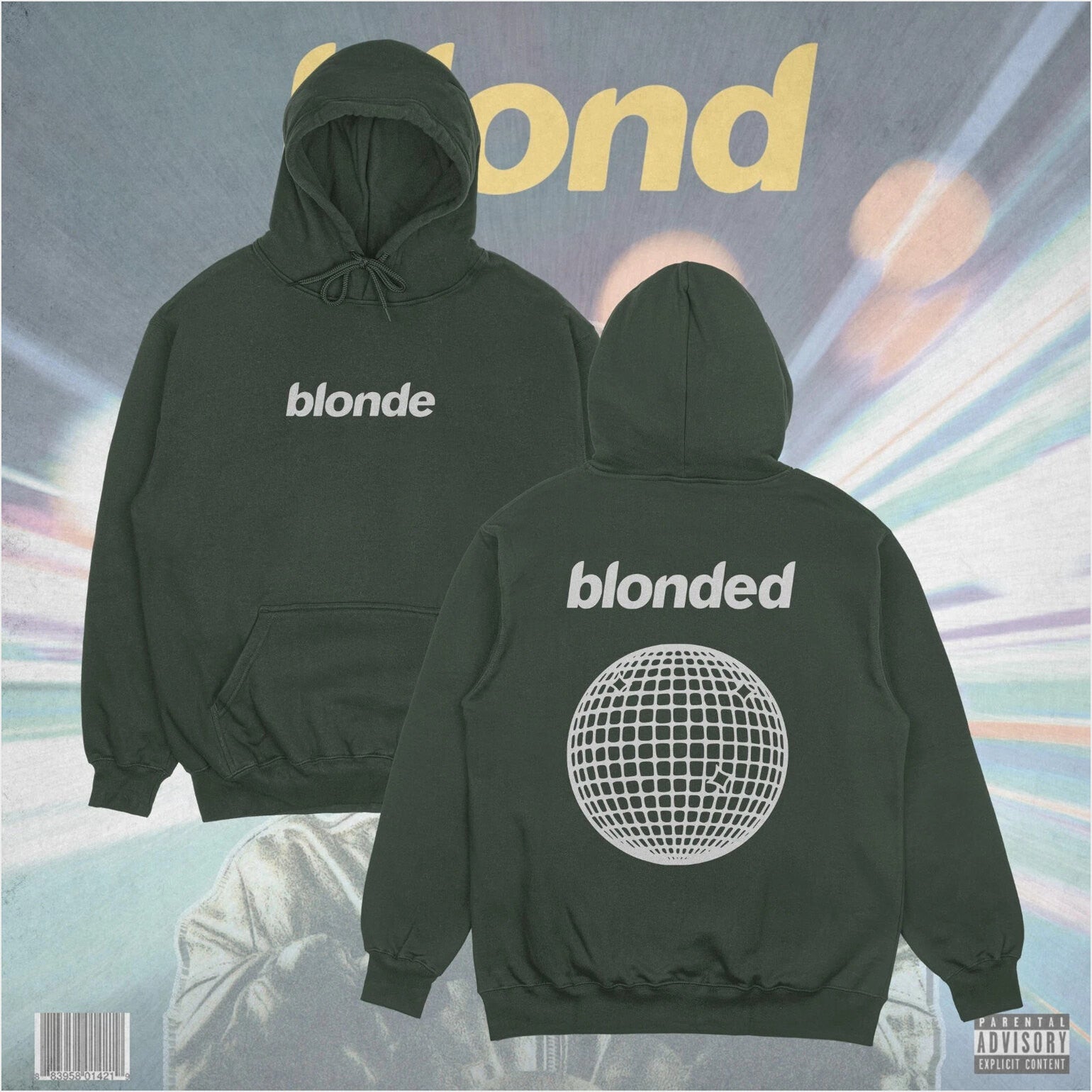 Frank Ocean Blonde Hoodie Blonded Hoodie Frank Ocean Merch Unisex Hoodie Gifts For Besties - Thriftgiftshop