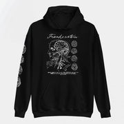 Frankenstein Anatomy Drawing Hoodie Frankenstein Merch Gifts For Horror Movie Lovers - Thriftgiftshop