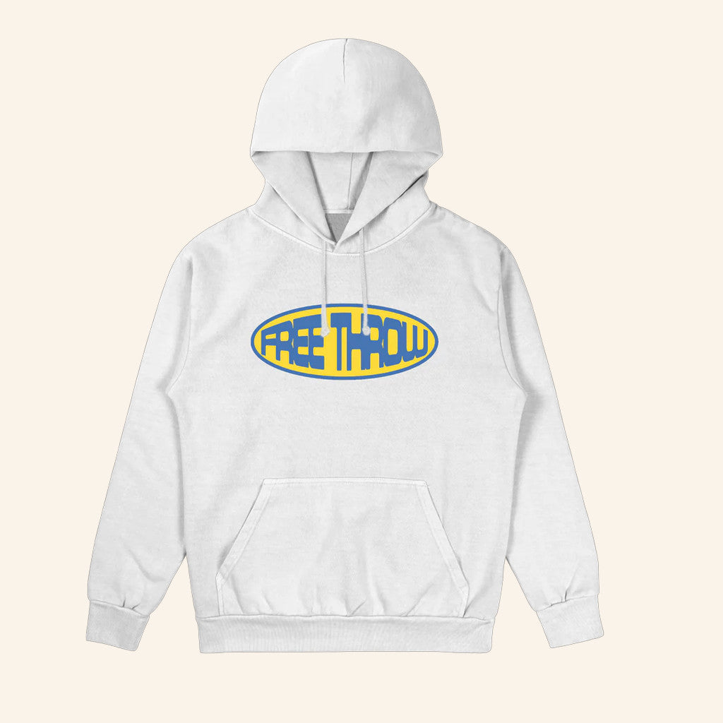 Free Throw Band Merch Simple Oval Hoodie Gifts For Band Fans - Thriftgiftshop