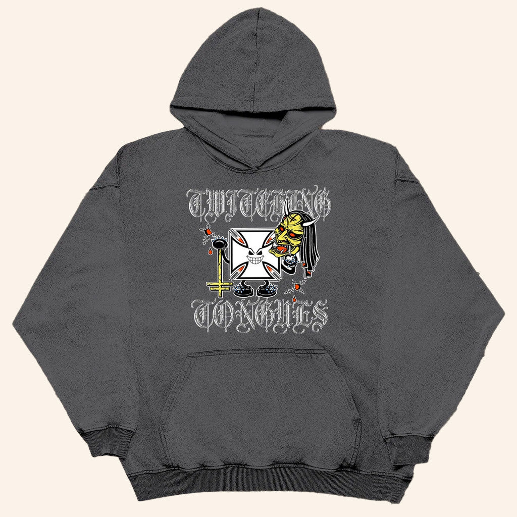 Friends Family Forever Merch Twitching Tongues Iron Chris The Mask Hoodie Gifts For Friends - Thriftgiftshop