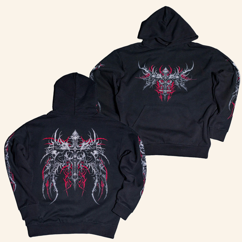 Full Violence Merch Grave Intentions Hoodie Xmas Gifts For Dad - Thriftgiftshop
