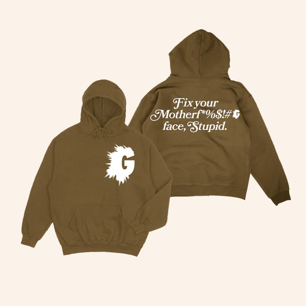 FYL Brand Merch Fix Your Face Quotable Hoodie Gifts For Friends - Thriftgiftshop