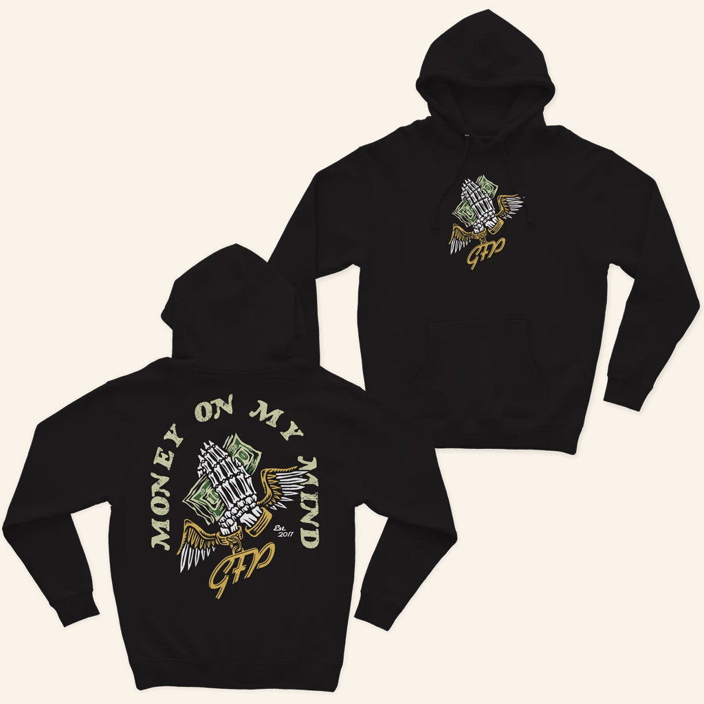 Gabe Farrell Productions Merch Money On MY Mind Hoodie Gifts For Besties - Thriftgiftshop