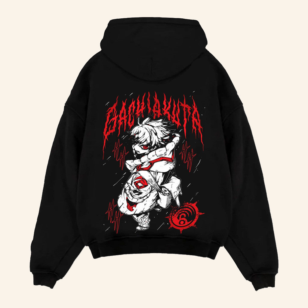 Gachiakuta Merch Gachiakuta Blood Red Special Hoodie Gifts For Manga Lovers - Thriftgiftshop
