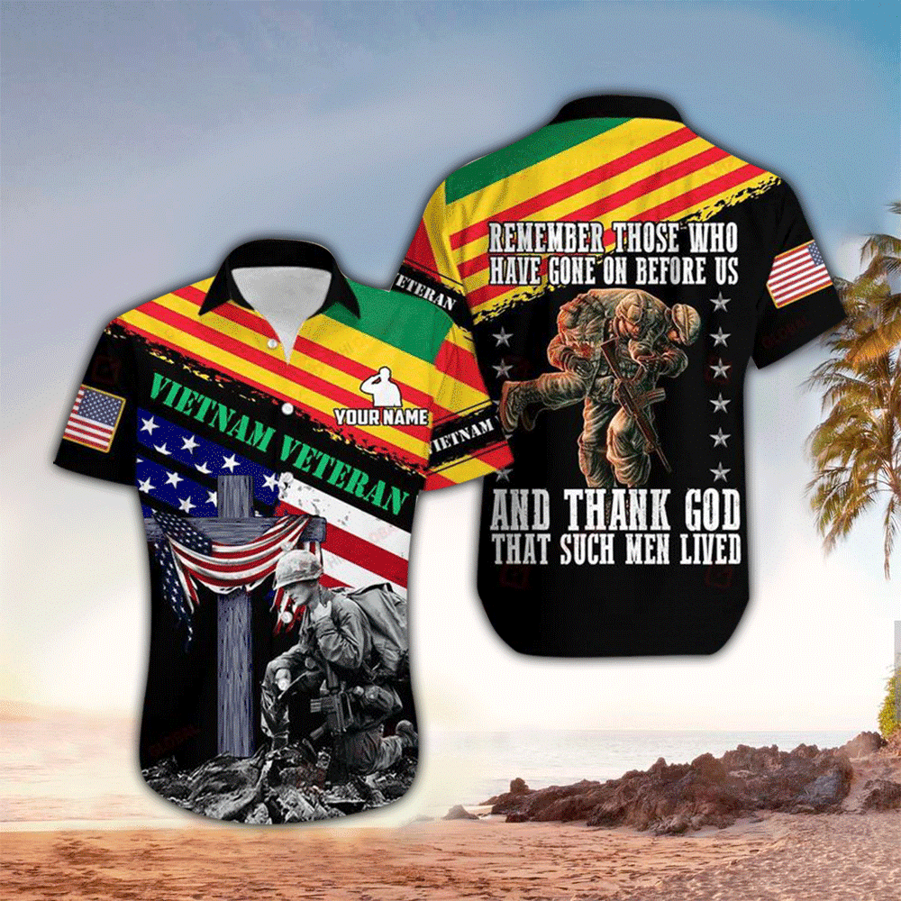 Thank God That Such Men Lived U.S. Vietnam Veteran Hawaiian Shirt
