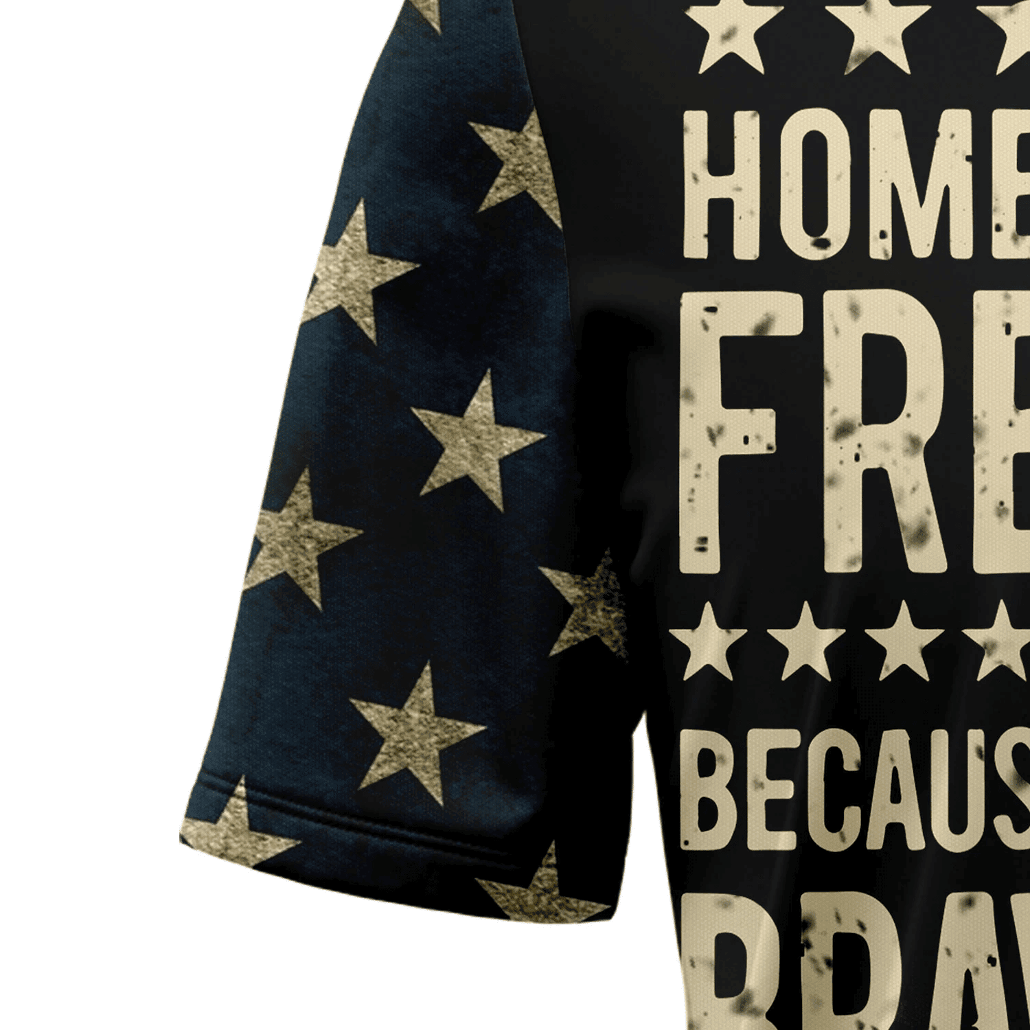 Father'S Day Home Of The Free Soldier Veteran Hawaiian Shirt
