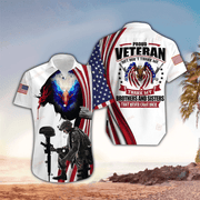 Proud Veteran But Don'T Thank Me Thank My Brothers Hawaiian Shirt