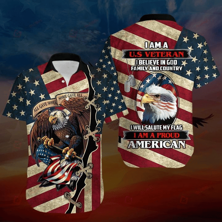 Father'S Day Veteran Hawaiian Shirt