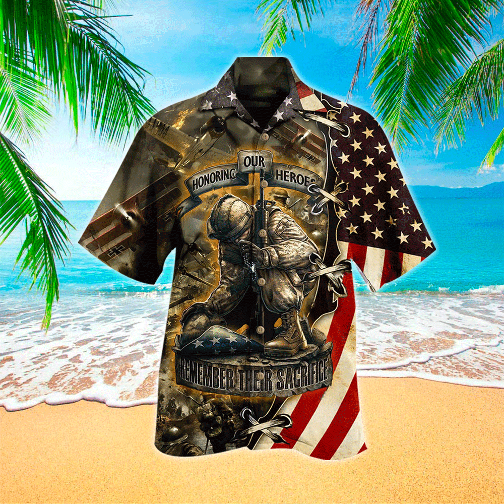 Veteran Honor Our Heroes Hawaiian Shirt