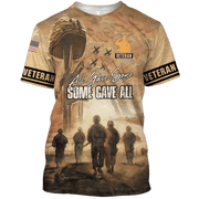 All Gave Some Some Gave All - Us Veteran Hawaiian Shirteran 3D All Over Printed - Us Veteran 3D Shirt, Hoodie, Hawaiian Shirt