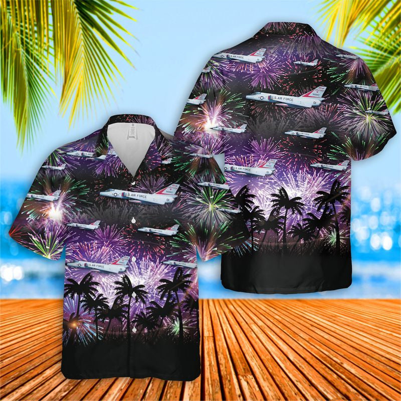 Us Air Force Convair F-106 Delta Dart New Jersey Hawaiian Shirt, Hawaiian Shirt For Men, Dad Husband Veteran