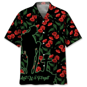 Veteran And Cross Poppy Flower Hawaiian Shirt