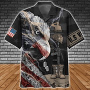 Eagle-U.S Veteran- American Eagle 3D Hawaiian Shirt