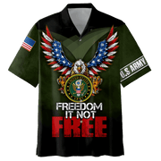 Us Veteran - Freedom It Not Free Unisex Hawaii Shirts