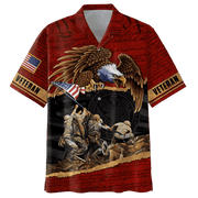 Us Veteran - Raising The Flag On Iwo Jima Unisex Hawaii Shirts
