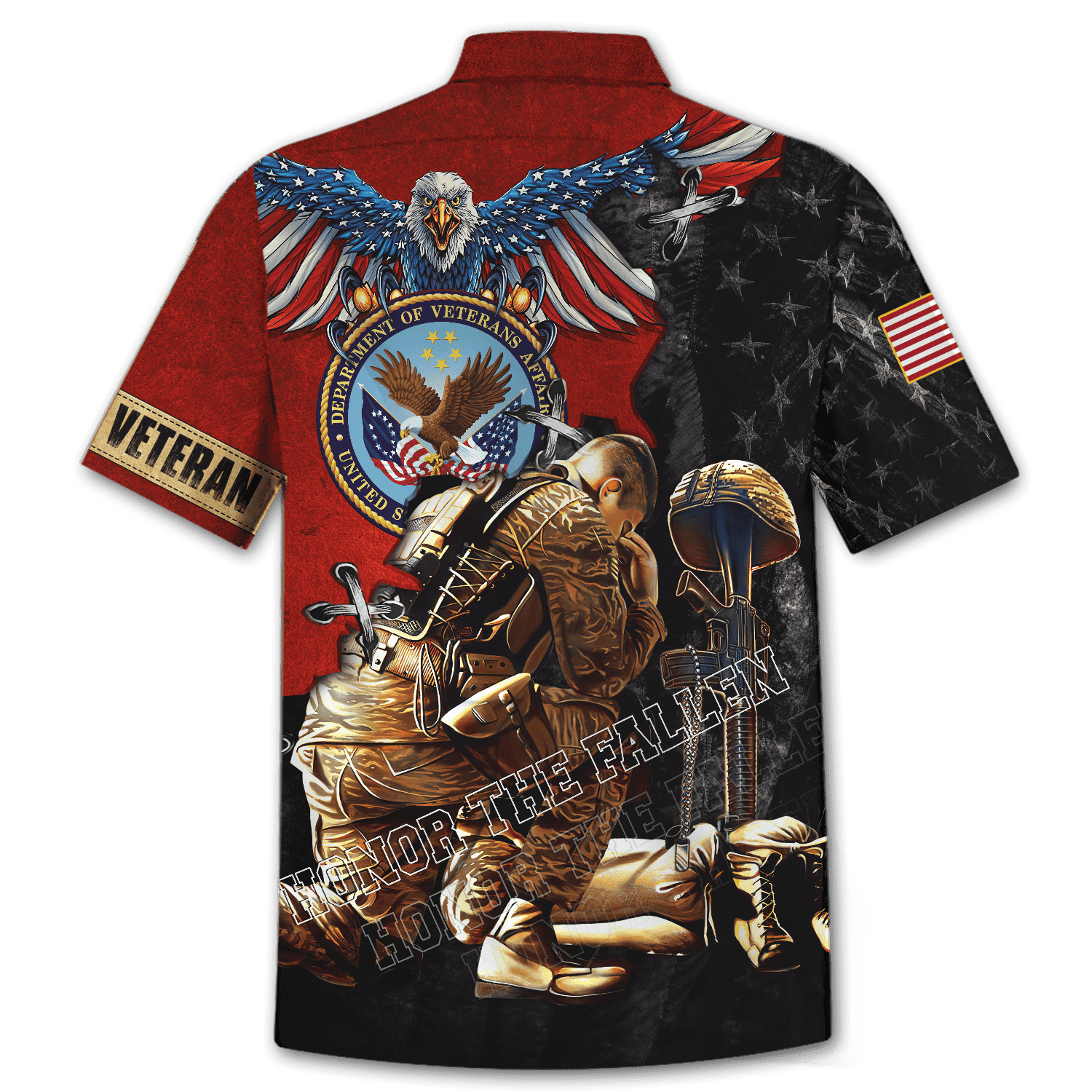 Us Veteran - Honor The Fallen Unisex Hawaii Shirts