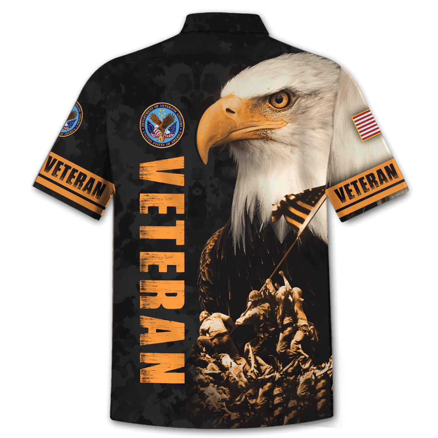 Us Veteran - American Big Eagle Unisex Hawaii Shirts