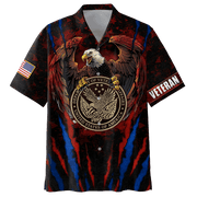 Us Veteran - Eagle Scratch Unisex Hawaii Shirts