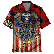 Us Veteran - Service, Honor, Sacrifice For United States Unisex Hawaii Shirts