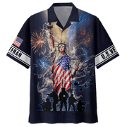 Eagle Us Veteran 3D All Over Printed Unisex Hawaii Shirts