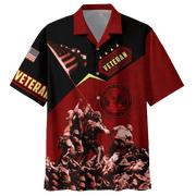 Us Veteran - Raising The Flag On Iwo Jima Unisex Hawaiian Shirts