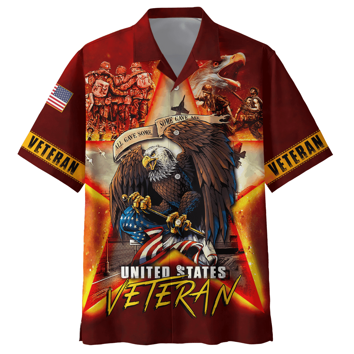 Us Veteran - All Gave Some Some Gave All Unisex Hawaiian Shirts
