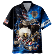 All Over Printed U.S Navy Veteran Unisex Hawaii Shirts