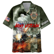 U.S Army Veteran Eagle Unisex Hawaii Shirts-Am