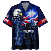 Eagle Us Navy 3D All Over Printed Unisex Hawaiian Shirts