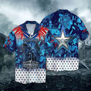 Memorial Day Veteran Honor Service Sacrifice You Will Never Be Forgotten Aloha Hawaiian Shirts - Beachwear For Men