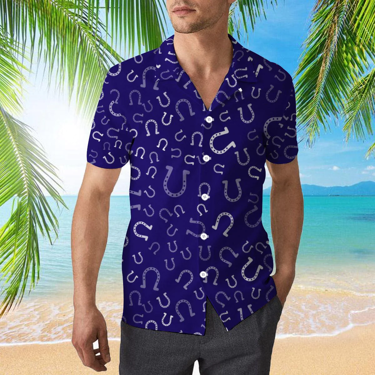 4Th Of July Independence Day Neon Style Hawaiian Shirt - Gift For A Vetaran - Short Sleeve Hawaiian Shirt