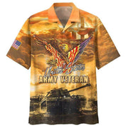 Amazing Patriot Eagle Us Army Veteran Hawaiian Shirt | For Men ,Women | Adult