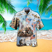 America Veteran Freedom Hawaiian Shirt, Hawaii Shirt Men, Aloha Shirt