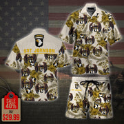 101St Airborne Division Military Veteran Hawaiian Hawaii Shirt, Men Shorts Custom Shirt