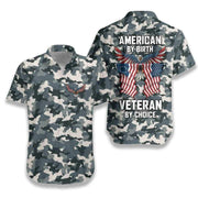 American By Birth Veteran By Choice Hawaiian Shirt | For Men ,Women | Adult