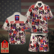 82Nd Airborne Military Veteran Hawaiian Hawaii Shirt, Men Shorts Custom Shirt
