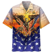 Eagles Veteran Day Honor The Fallen Aloha Hawaiian Shirts | Unisex