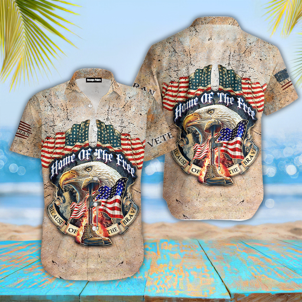 Bald Eagle Veteran Day Aloha Hawaiian Shirts For Men ,For Women