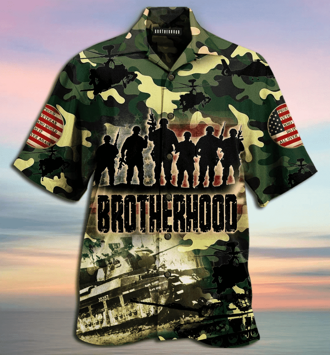 Check Out This Awesome Thanks For Your Brave Veteran Unisex Hawaiian Aloha Shirts Hl