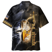 Eagle Thunder U.S Veteran Hawaiian Shirt | For Men ,Women | Adult