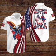 Get Now Soldier These Colors Dont Run They Reload Veteran Hawaiian Aloha Shirts