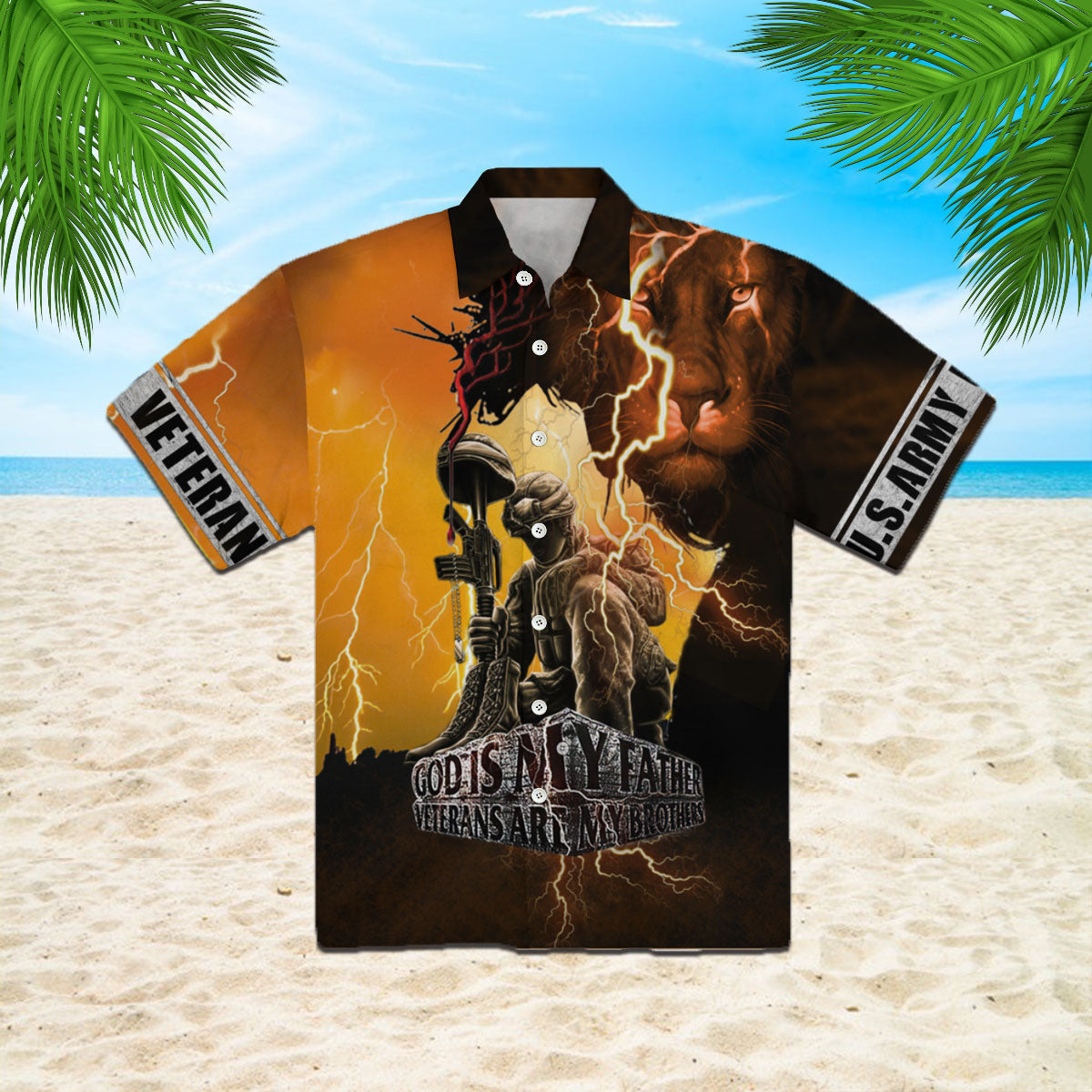 Oragontee Army Veteran Hawaiian Shirt | For Men ,Women | Adult